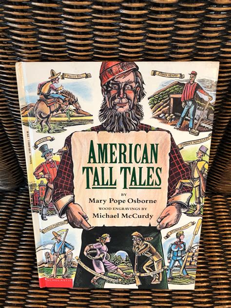American Tall Tales Book Mary Pope Osborne Folk Story Folk Etsy