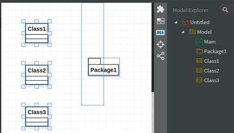 Uml How Can You Put A Whole Class Diagram Inside A Package On Staruml