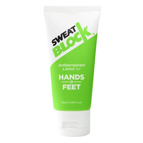 Sweatblock Antiperspirant Lotion For Sweaty Hands And Feet Anti Sweat