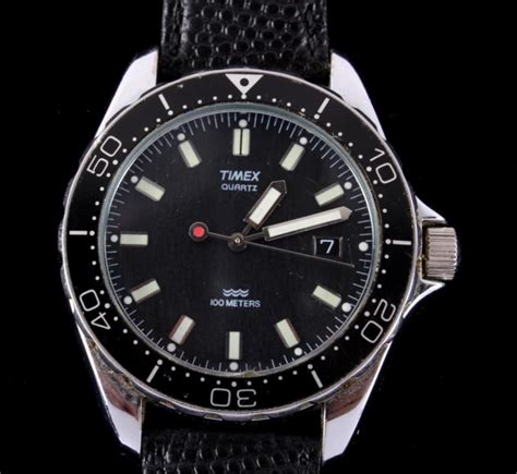 Timex Red Dot Quartz Pro Diver Wrist Watch