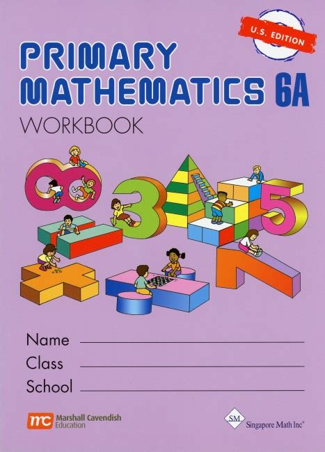 Singapore Math Grade 6 Workbook 6a Seton Educational Media