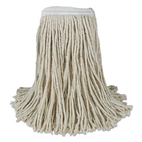 Heavy Duty Commercial Large Cotton Wet Mop Head Natural Fiber Long