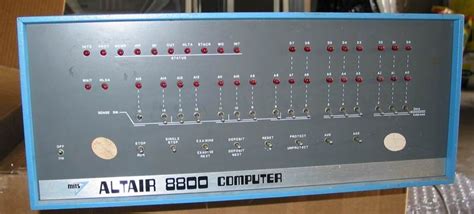 Altair 8800 Computer Computer History Old Computers Old Technology