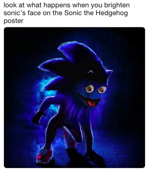 Sonic The Hedgehog Meme Face