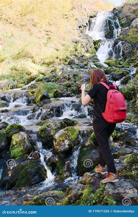 girls hiking waterfall hot sex picture