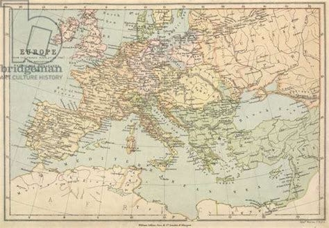 A Map Of Europe From The French Revolution 1793 To The Abdication Of