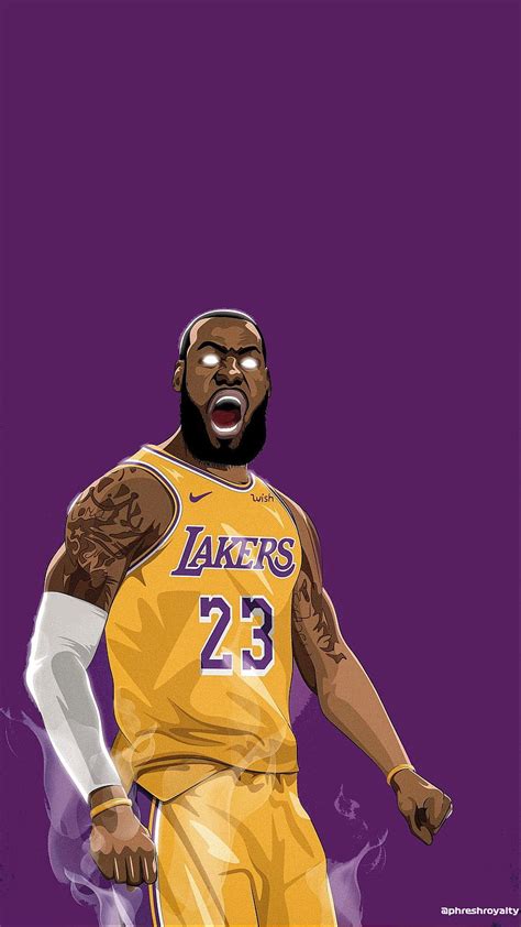 Kartun Lebron James Kartun Lakers Wallpaper Ponsel Hd Pxfuel
