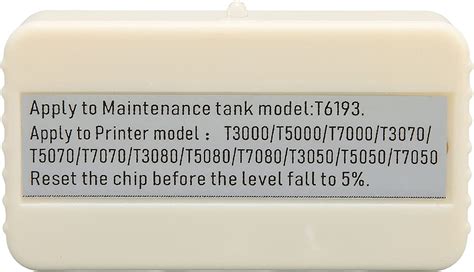 Maintenance Tank With Chip Resetterprinter Replacement Ink