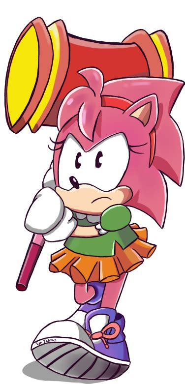 Classic Amy Rose By Lynicarus On Deviantart