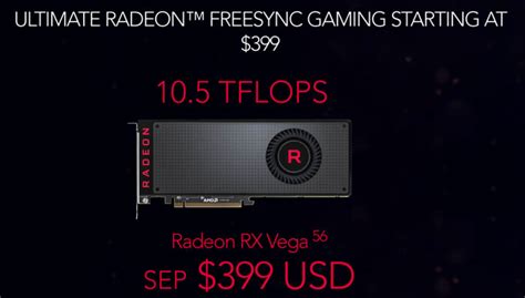 This chart compares the amd radeon vega 8 with the most popular graphics cards over the last 30 days. AMD Radeon RX Vega 56 gaming benchmarks published ...