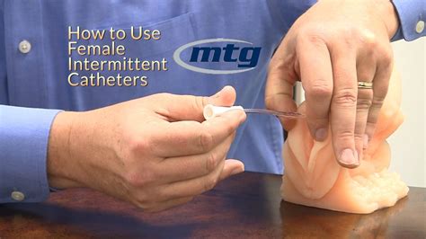 How To Use A Female Intermittent Urinary Catheter Youtube