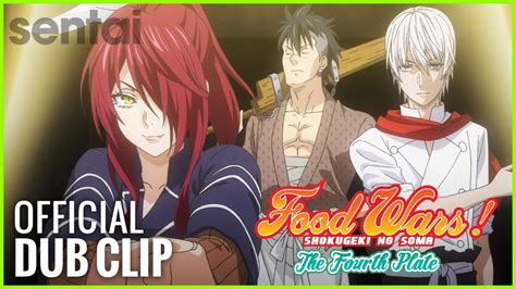Food Wars The Fourth Plate Official Dub Clip Youtube