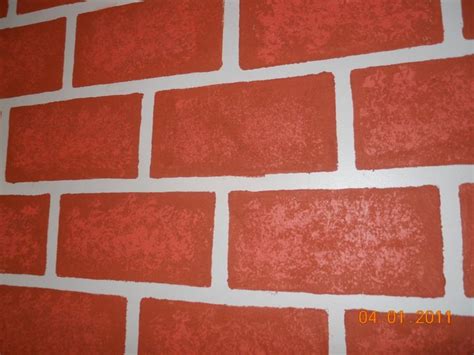 Faux Brick Wall Hometalk