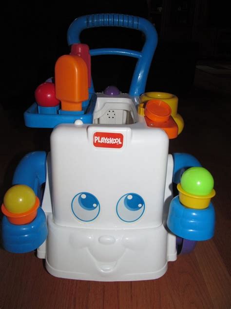 Rare Hard To Find Playskool Musical Ice Cream Cart Toddler Push Toy