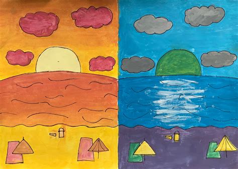Desenhos De Cores Quentes E Frias