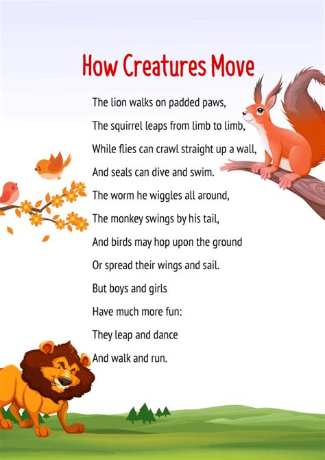 All other texts and material on this website is copyrighted. How Creatures Move Poem For Class 3 | Download PDF Here