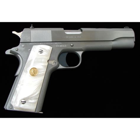 Colt Government 45 Acp Caliber Silver Stallion Pistol C7651