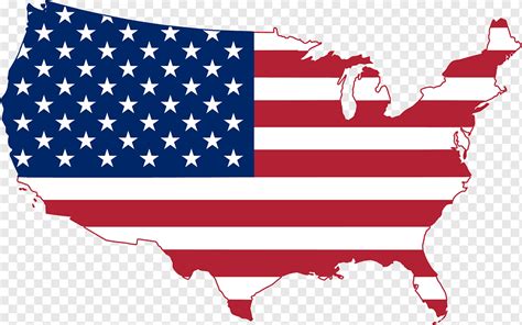 미국지도 우리 깃발 미국 국기 Png Pngwing