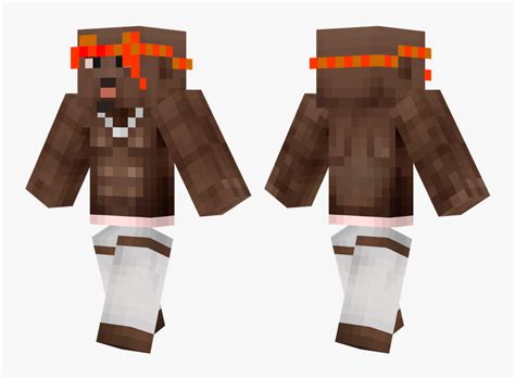 Transparent Tupac Png Black Rapper Minecraft Skin Png Download