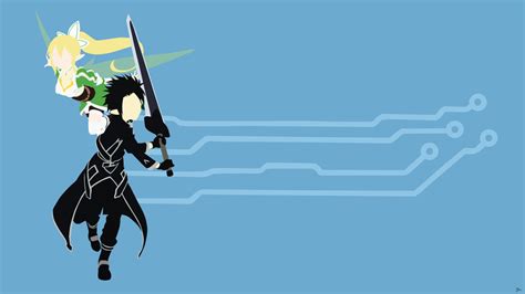 Kiritoleafa Sword Art Online By Greenmapple17 On Deviantart