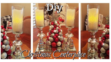 Diy Dollar Tree Christmas Centerpiece 1 Items Can Look Festive And