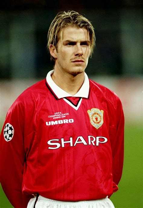 David Beckham Manchester United Line Up David Beckham Manchester