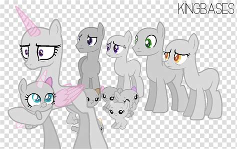 MLP Base Yall Are Freaks Grey Unicorn Lot Transparent Background PNG