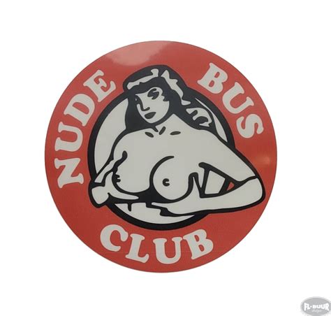 Nude Bus Club Klistermærke FL Buur