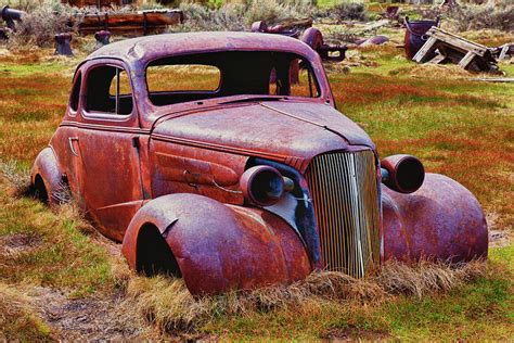 Old Rusty Car Bodie Ghost Town Photograph By Garry Gay
