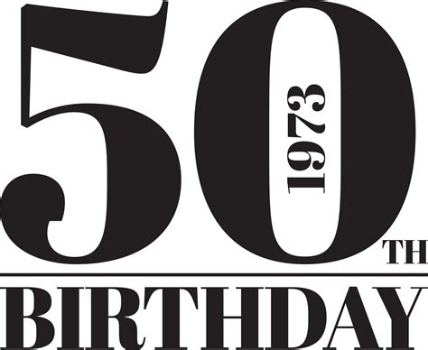 Happy 50th Birthday Fabulous Fifty 23884330 Vector Art At Vecteezy