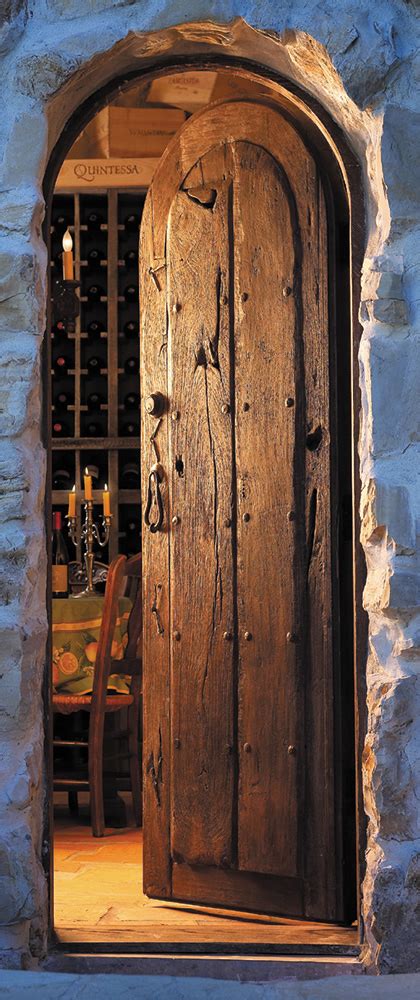 Wine Cellar Door La Puerta Originals Wine Cellar Entrance Crafted