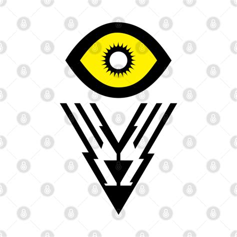 Destiny 2 The Visionary Emblem Yellow Fill Destiny 2 T Shirt