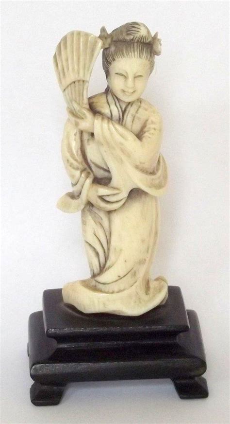 Sold Price Antique Chinese Carved Ivory Figure Of A Robed Woman