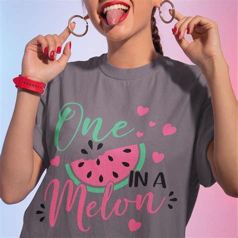 One In A Melon Svg • Summer Watermelon T Shirt Design