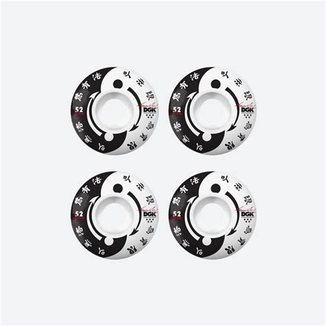dgk x bruce lee yin yang wheels 52mm dgk official website dgk®