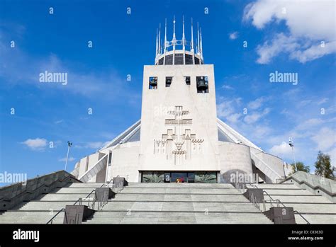 Metropolitan Cathedral Of Christ The King Liverpool Uk Stock Photo