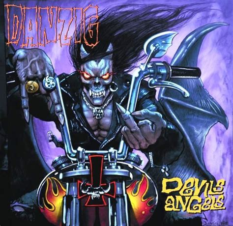 Danzig Disc Single Cover Devils Angels Simon Bisley Danzig