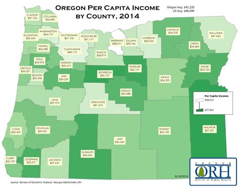 Gni per capita (formerly gnp per capita) is the gross national income, converted to u.s. Counties Income Per Capita : oregon