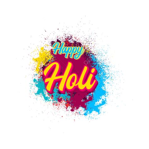 Happy Holi Color Vector Art Png Illustration Of Abstract Colorful