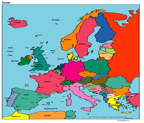 Political Map Of Europe United States Map