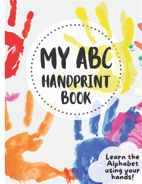My Abc Fingerprint Book Colouring Book For Toddlers Baby Handprint