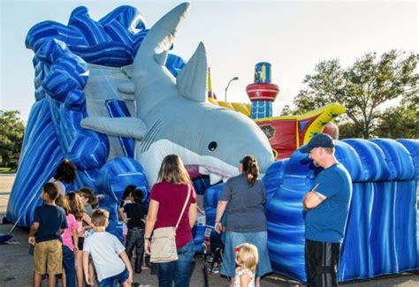Usa Shark Inflatable Slide Rentals Sky High Party Rentals