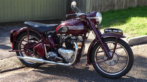 1950 triumph motorcycle