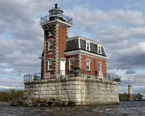 Hudson Athens Lighthouse Hudson River New York Originall Flickr