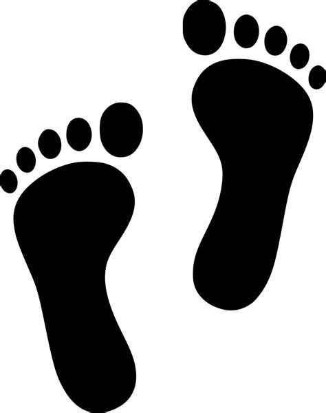 Silhouette Baby Feet Svg 268 Popular SVG File