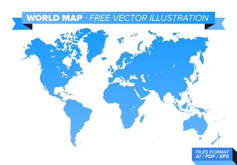 World Map Free Vector Illustration Download Free Vector Art Stock