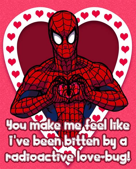 Spiderman Valentine Cards Spiderman Ts Marvel Valentines