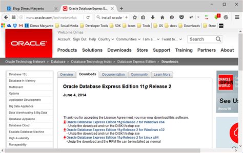 Download oracle 11g express edition for free. Blog: Dimas Maryanto - Install Oracle 11g XE di Windows 10