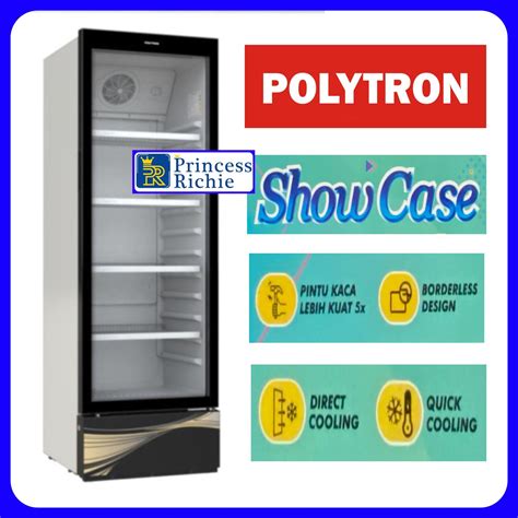 Show case lemari pendingin minuman Polytron 4 Rak SCN 237 | Lazada
