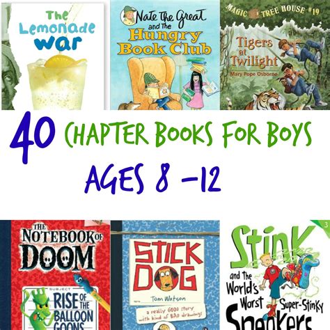 40 Chapter Books For Boys Ages 8 12 Books For Boys Chapter Books